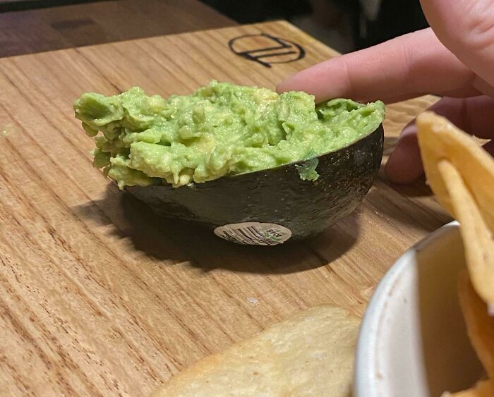 24. An $8 Avocado Half with Salt Labeled as “Guacamole”