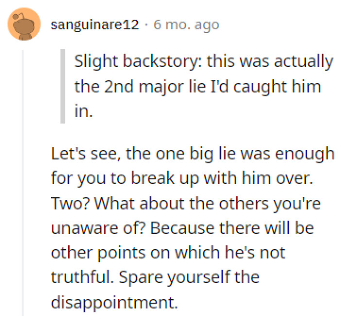 One big lie is enough