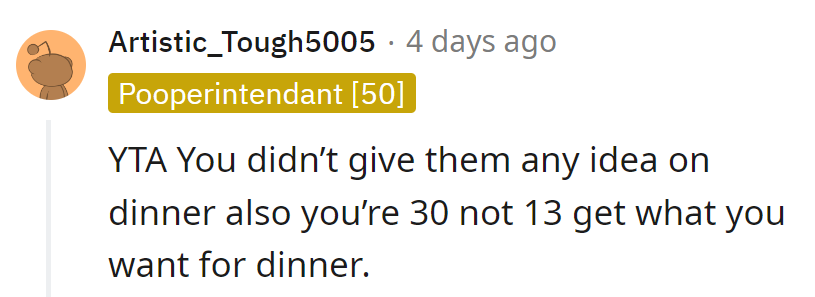 Time to order from the menu, not the blame game.