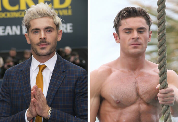 4. Zac Efron: changing his lifestyle for a movie role