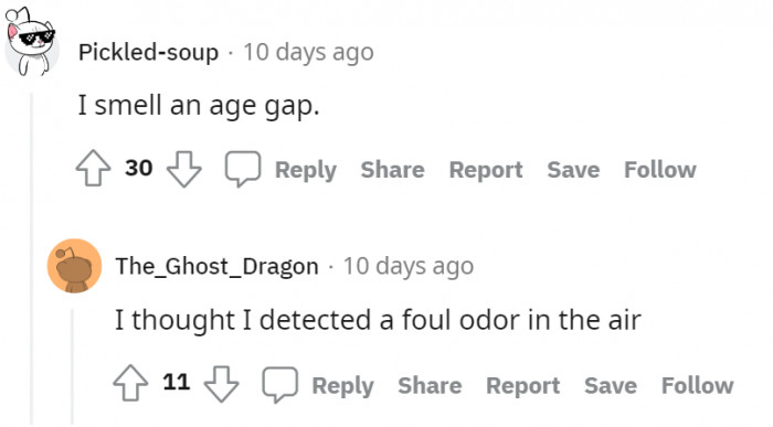 Some people are blaming this possibly on an age gap between the couple, but who knows.