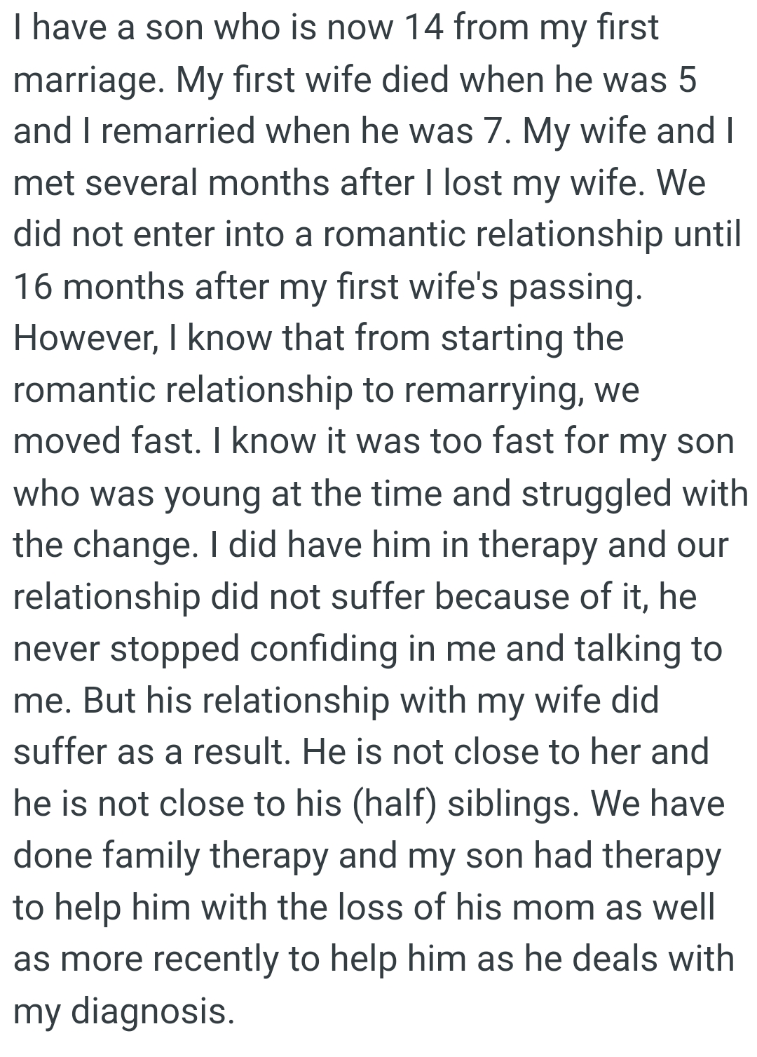 There wasn't any romantic relationship