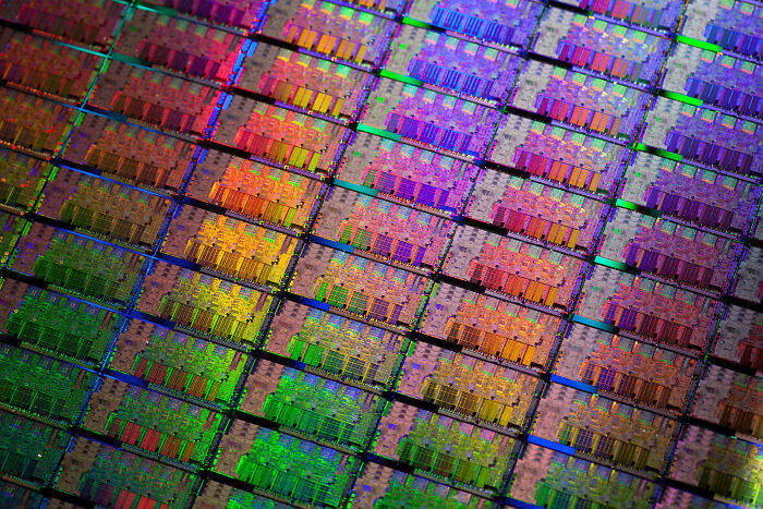 "A Sandy-Bridge Chip Wafer"