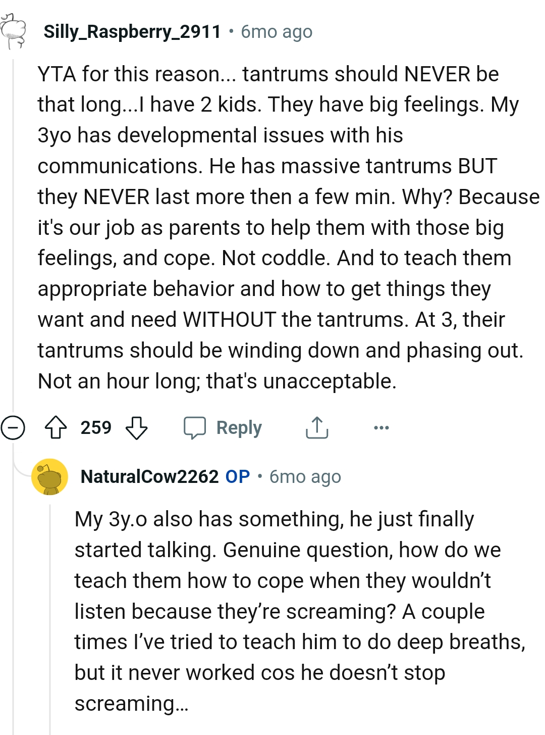 They have big feelings