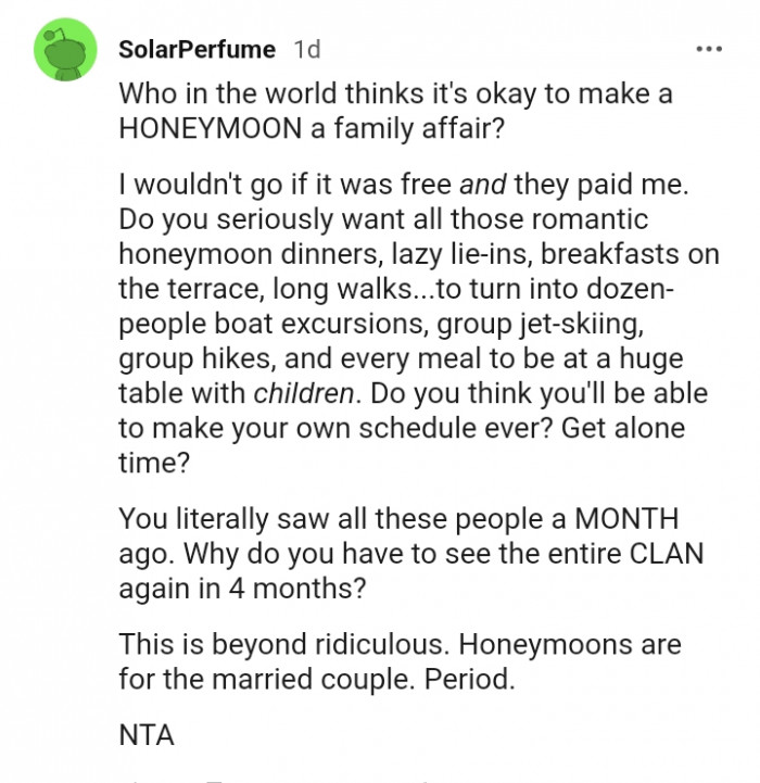 You literally saw all those people a month ago