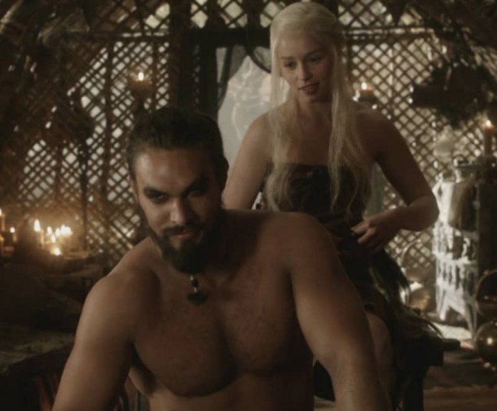 But Emilia later credited her co-star, Jason Momoa, for teaching her that she was worthy of respect on set.
