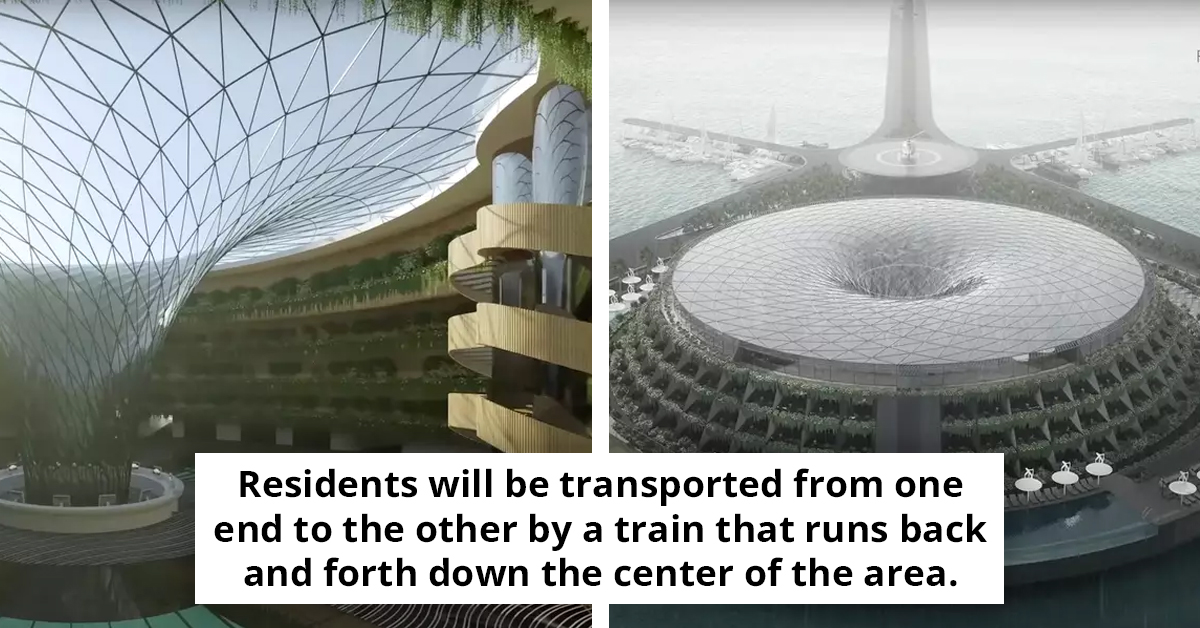 Check Out The Huge And Amazing Floating Resort That Spins On Water — Built By Qatar