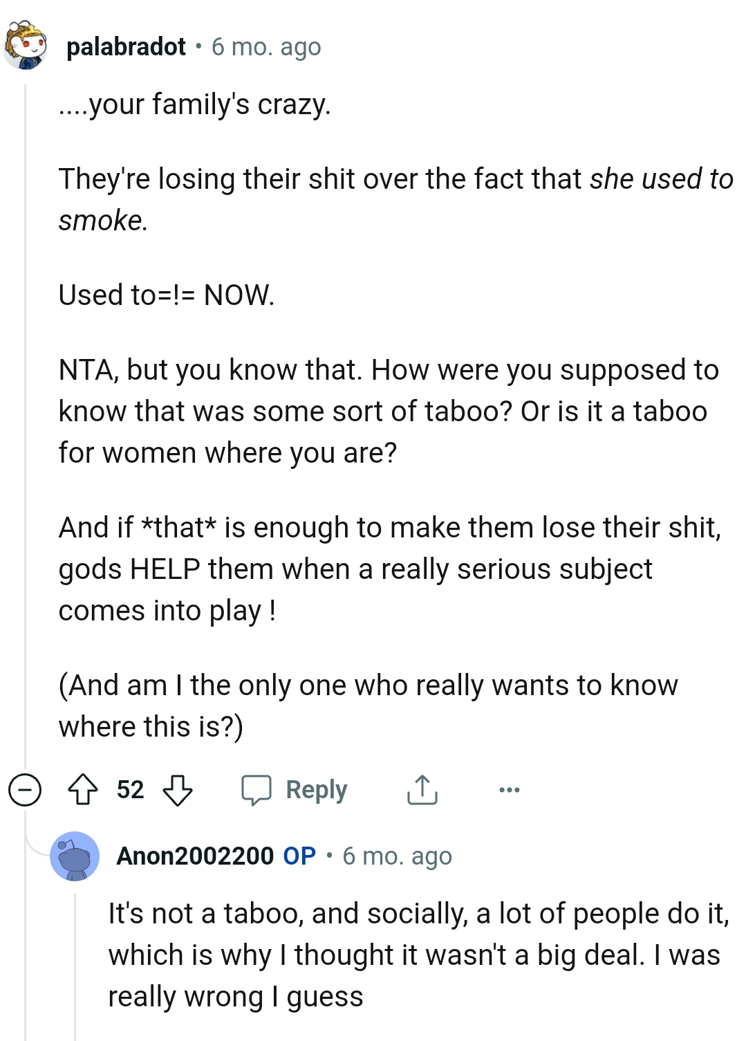 It's a Fact That She Used to Smoke