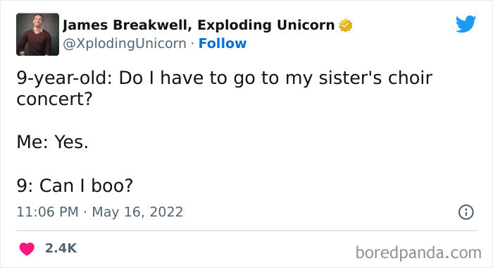 40. Going to a sibling's concert