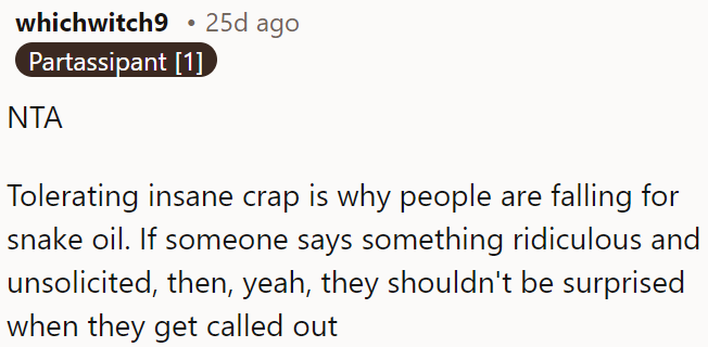 Tolerating nonsense leads people to fall for scams.
