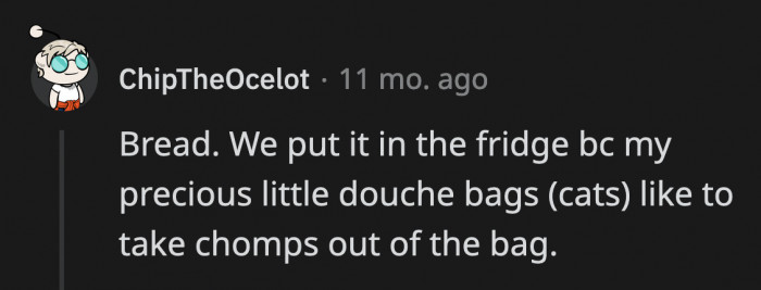 4. Is anybody up for stale bread?