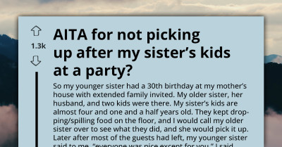 Redditor Makes Their Sister Pick Up After Her Kids, Gets Called Out For It