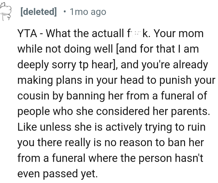 Unless she's trying to ruin you