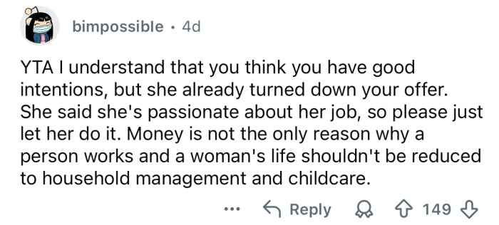 It’s not just a job, it’s her passion.