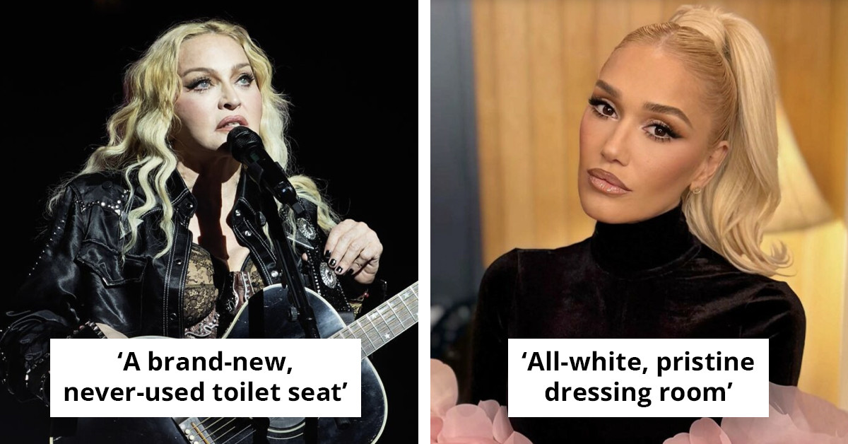 Ranking The Weirdest Things Celebrities Insist On Having In Their Dressing Rooms