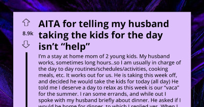Stay-At-Home Mom Gets Termed AH By Husband For Telling Him Bitter Truth About Being Dad