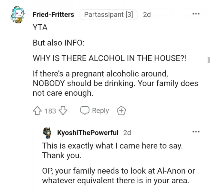 Your family does not care enough