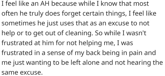 OP has offered the following explanation for why they think they might be the a-hole: