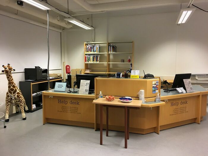 18. “Once in college I applied for a job at the library help desk. I figured I would help people find books. Didn’t give it much more thought than that.”