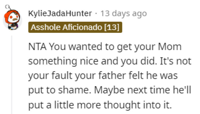 Try harder next time