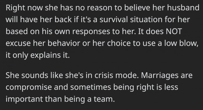 OP should consider what she's feeling first and why she did the things she did