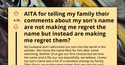 New Mom Unapologetically Declares She Regrets Being Related To Her Family Due To Their Severe Backlash Over Her Son’s Name