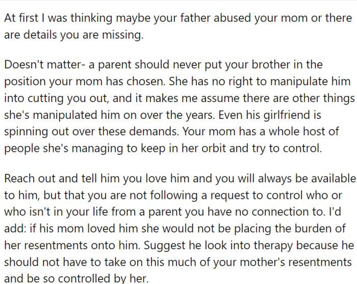 This is a sound piece of advice: