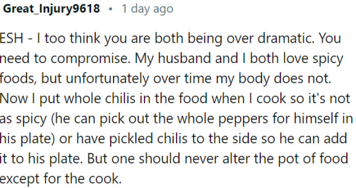 Compromise is crucial in this situation