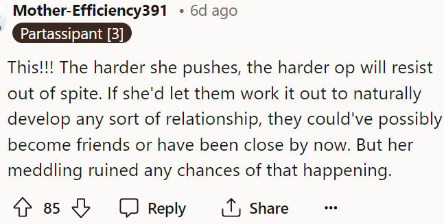 OP will definitely resist, but maybe she needs to ask him why he's not as open to taking his stepbrother so she has an idea of his thought process.