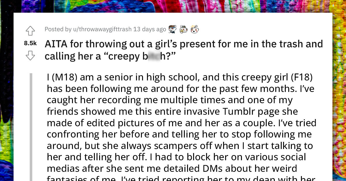 Teen Publicly Embarrasses Girl Who Is Stalking Him, Friends Say He Took It Too Far