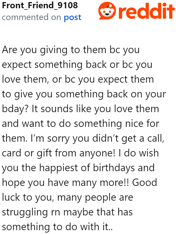 It's Not Healthy to Expect Any Form of Reciprocation. He Might as Well Stop.