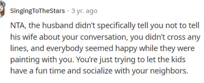 OP did nothing wrong and I think that we all agree on this so he shouldn't have to stop what he's doing, although he still might.