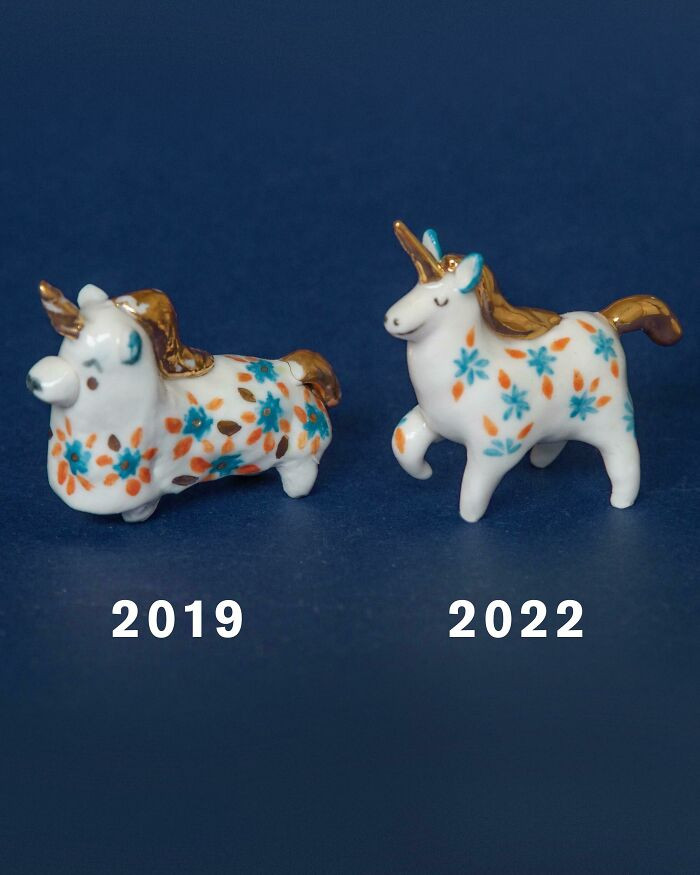 50. Years Of Progress With My Ceramics! Can’t Wait To See What This Will Look Like In The Next 3 Years.