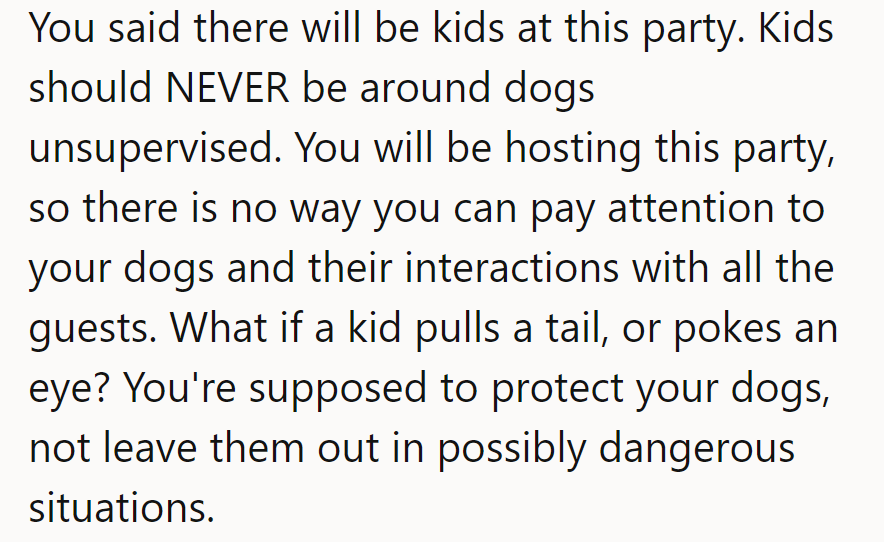 Let's not throw the pups to the party wolves! Keep tails safe from tiny terrors in this bash.