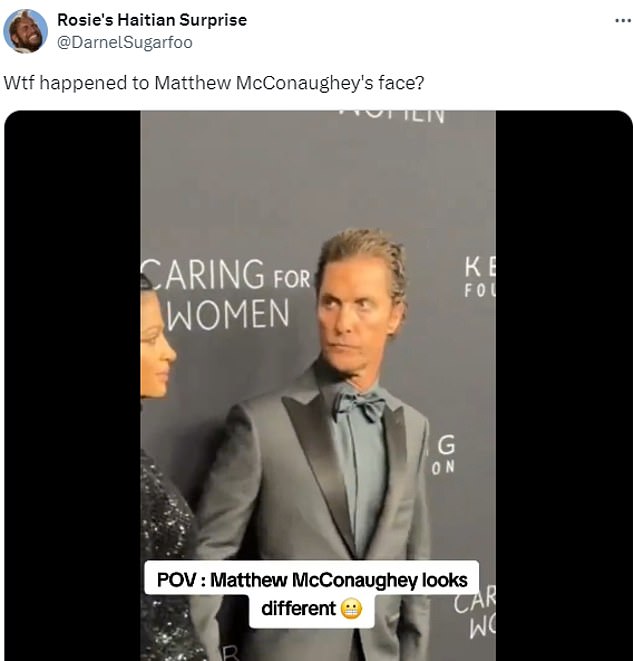 One person remarked that he seemed like a 'double.'