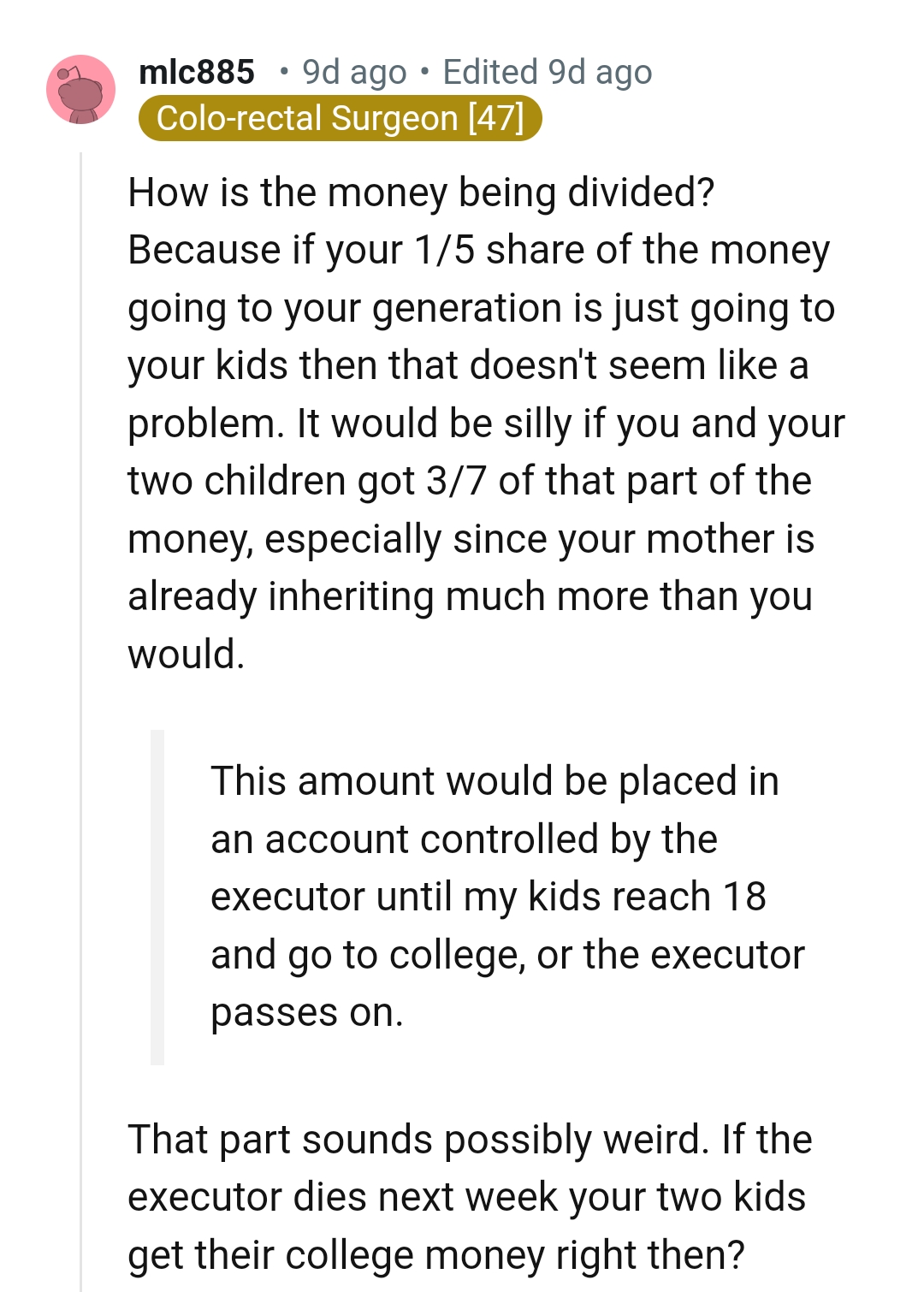 This part sounds possibly weird