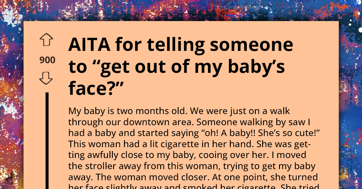 Smoker Lady Gets Offended When Parent Protects Their Baby From Her