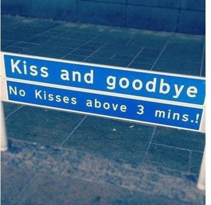 4. Say your goodbye fast and leave.