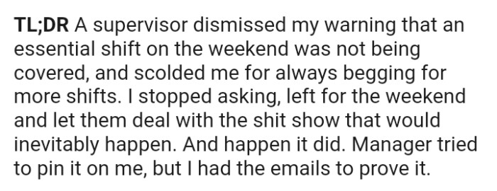 To summarize the whole story...