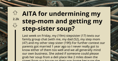 Man Runs To His Sick Stepsister's Aid, Gets Accused Of Undermining Stepmom