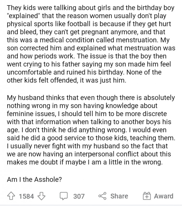 2. However, the birthday celebrant was offended when OP's child corrected him.