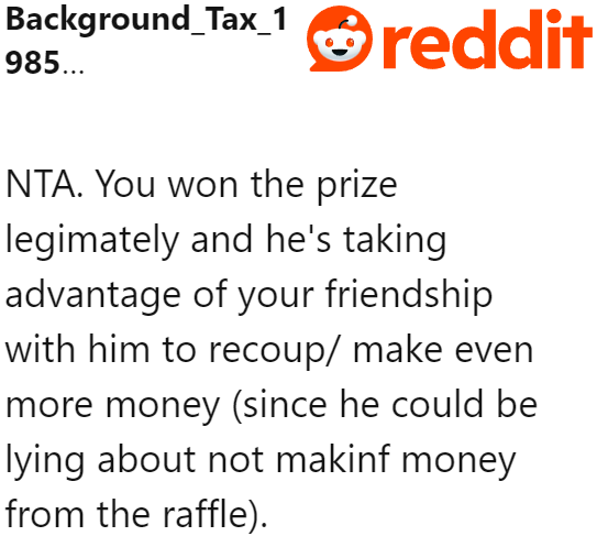 What if his friend was lying?