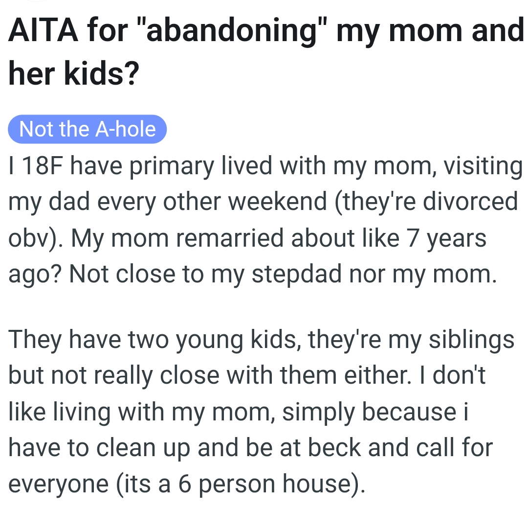 The OP Kicks Off Her Story