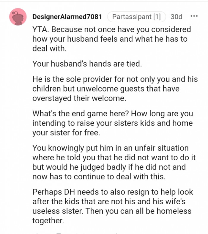 You can all be homeless together.