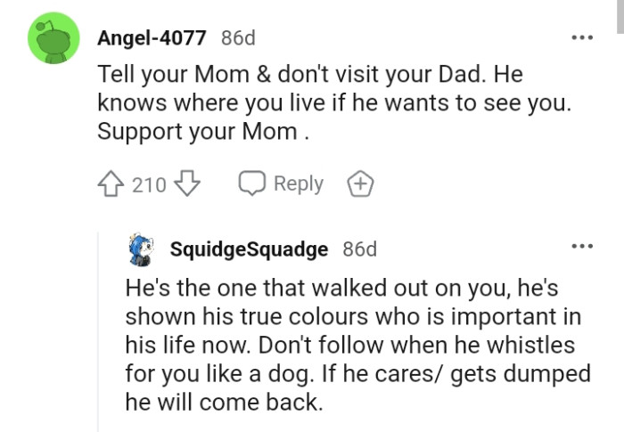 He knows where the OP lives.