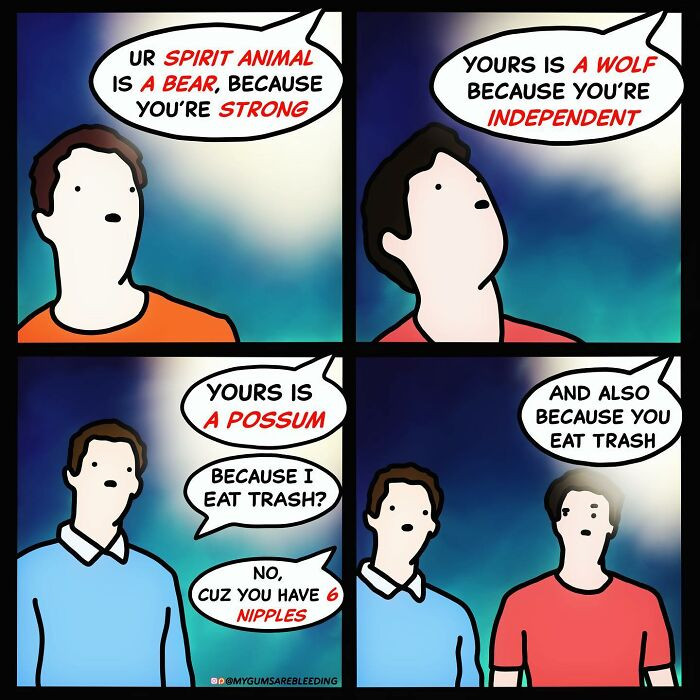 36. Why the spirit animal is a possum