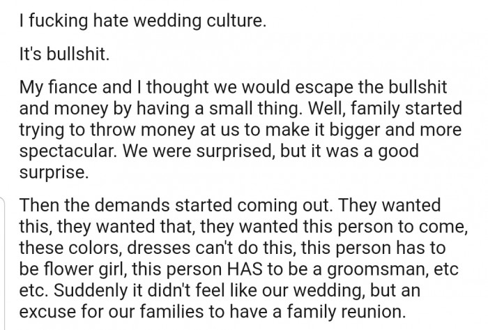 Money gifts with strings attached