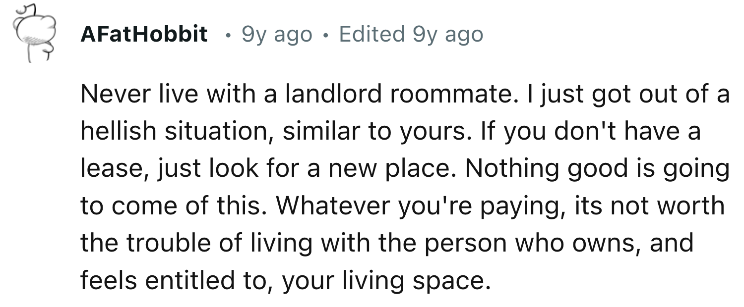 It's time to find a new place