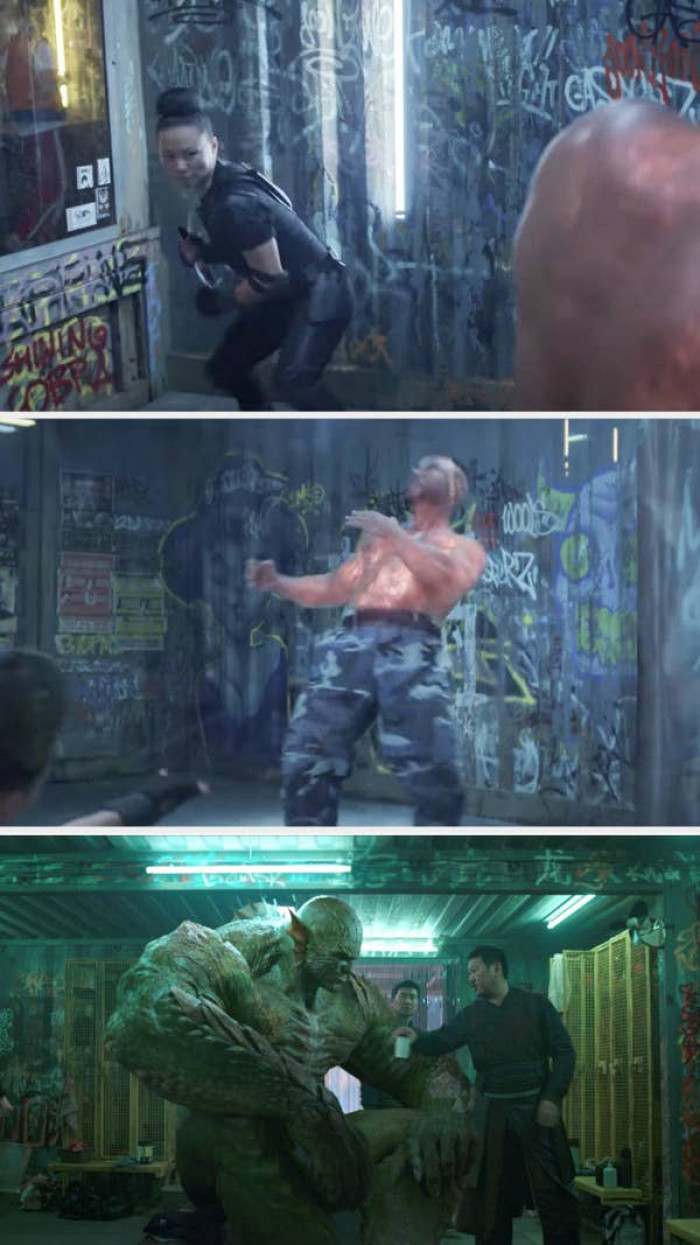 16. The fight club in 'Shang-Chi' shows us several characters from other MCU movies