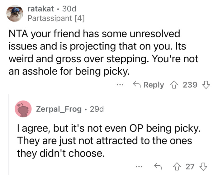 There's nothing wrong with being picky.